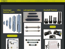Tablet Screenshot of gasreiniger.de